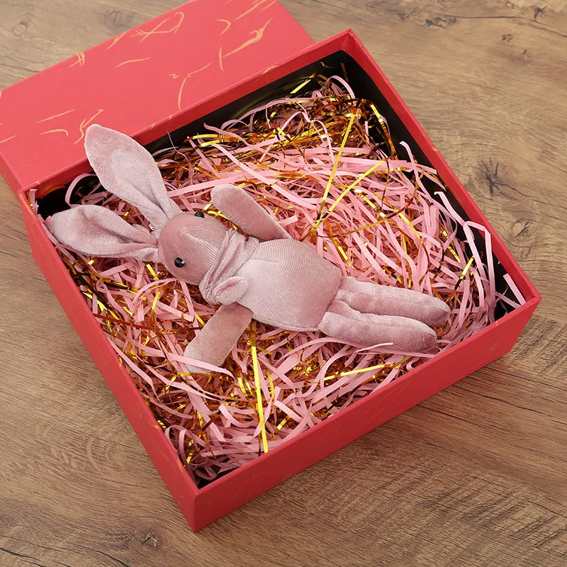 Gift Decoration Gold Shredded Paper Mixed Color Filler Packaging for Box Bag