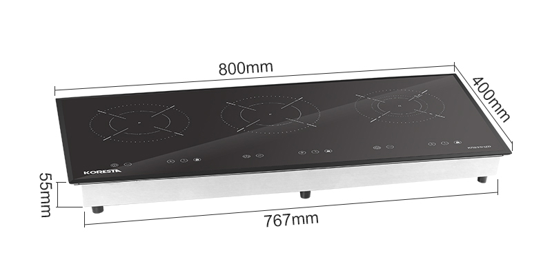 Factory Direct Selling Built-In 220V Induction Cooker With Smart Wi-Fi Control Eco-Friendly