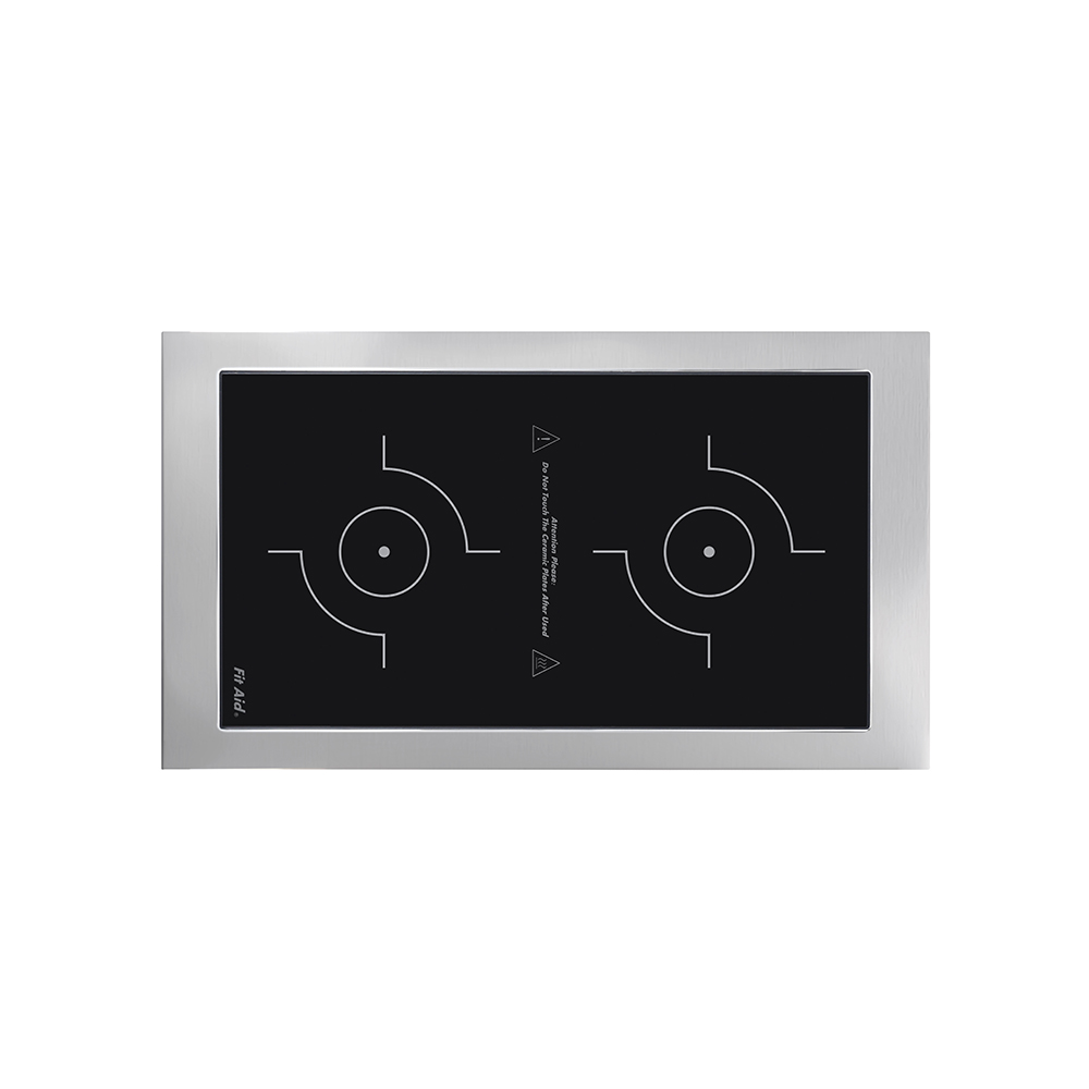 Factory Price Sale 304 Stainless Steel 7000W 10000W Dual Burner Countertop Electric Induction Cooker for Hotel Restaurant