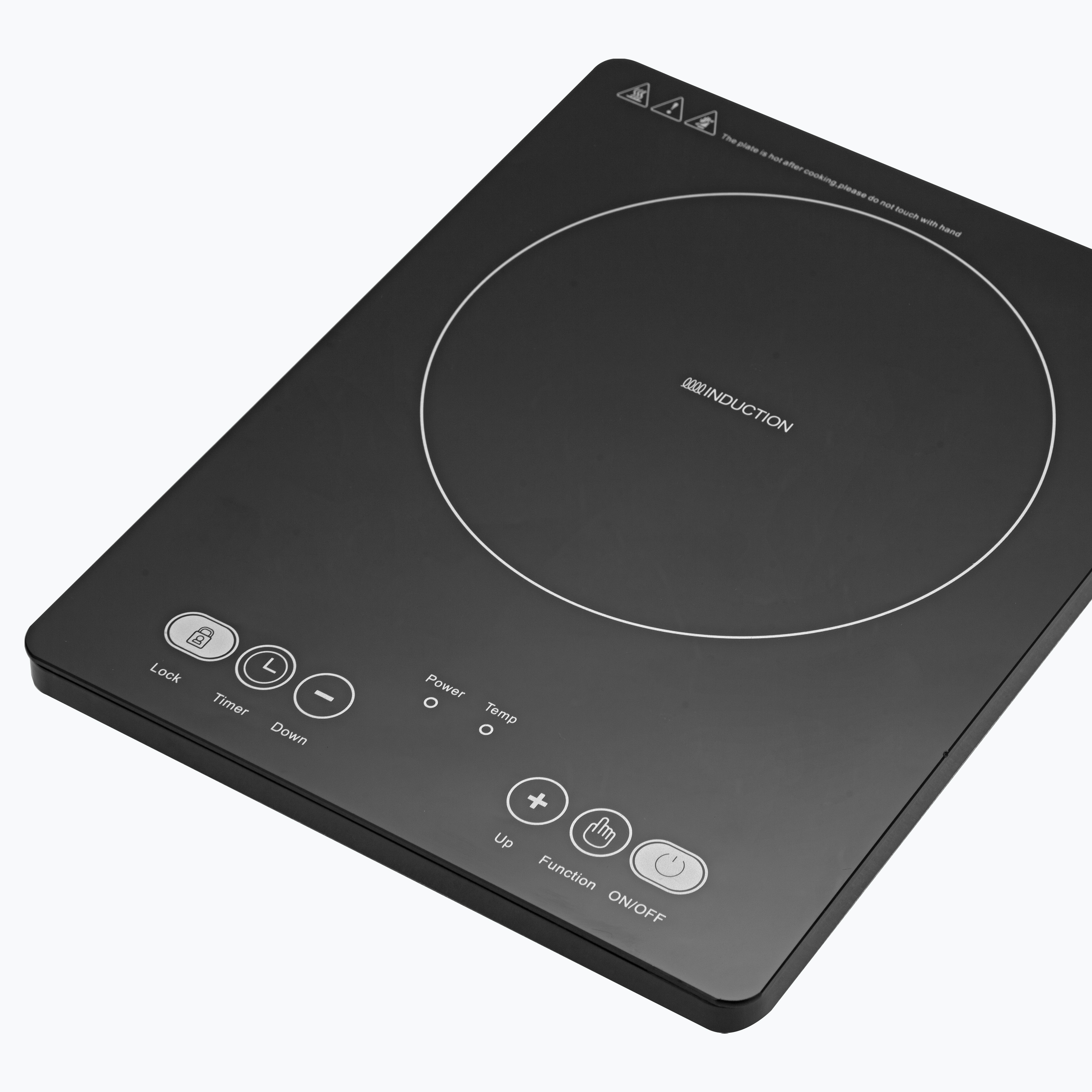 Household 2000W Electric Stove Induction Cooktop Glass Kitchen Appliances Touch Control