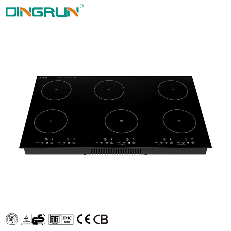 Factory Cheap Price Smart Electrical Induction Hob Kitchen Slim 6 Burner Induction Cooktop