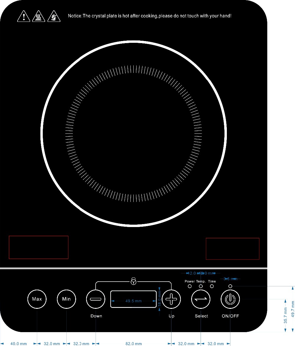 110V 120V Portable Single Electric Cooktop Stove Infrared Cooker ETL FCC Induction Cooker
