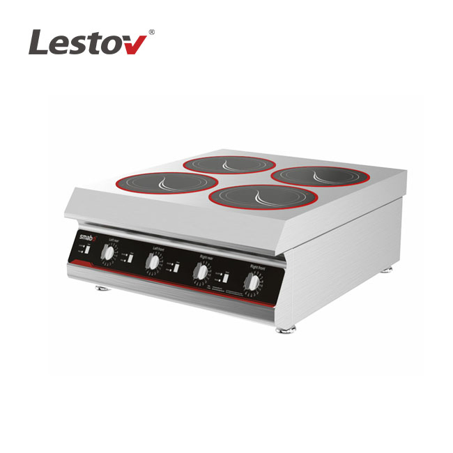 4 Burner Commercial Induction Cooktop for Restaurant