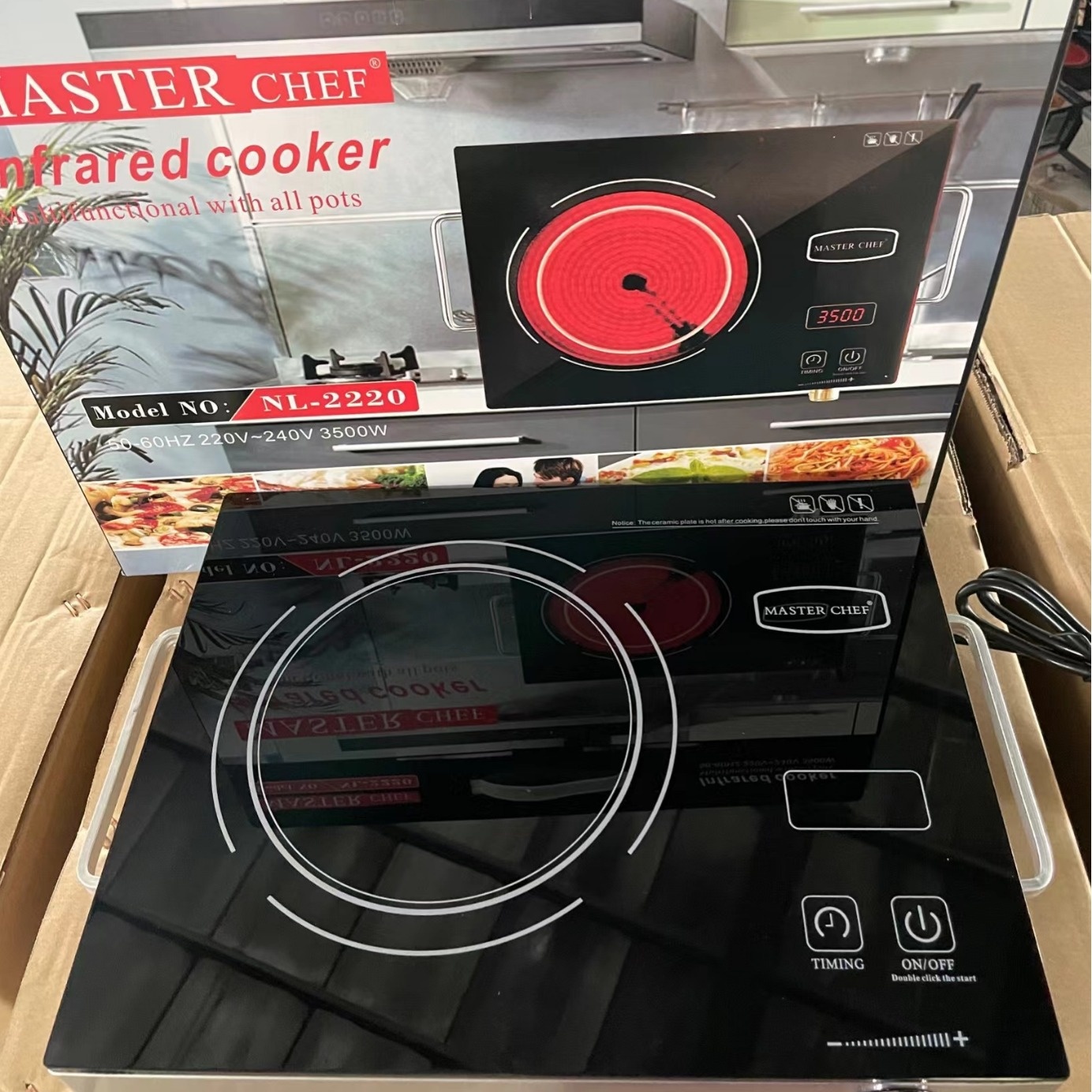 Kitchen appliances, household induction cookers, touch ceramic glass, high-power infrared induction cookers, wholesale