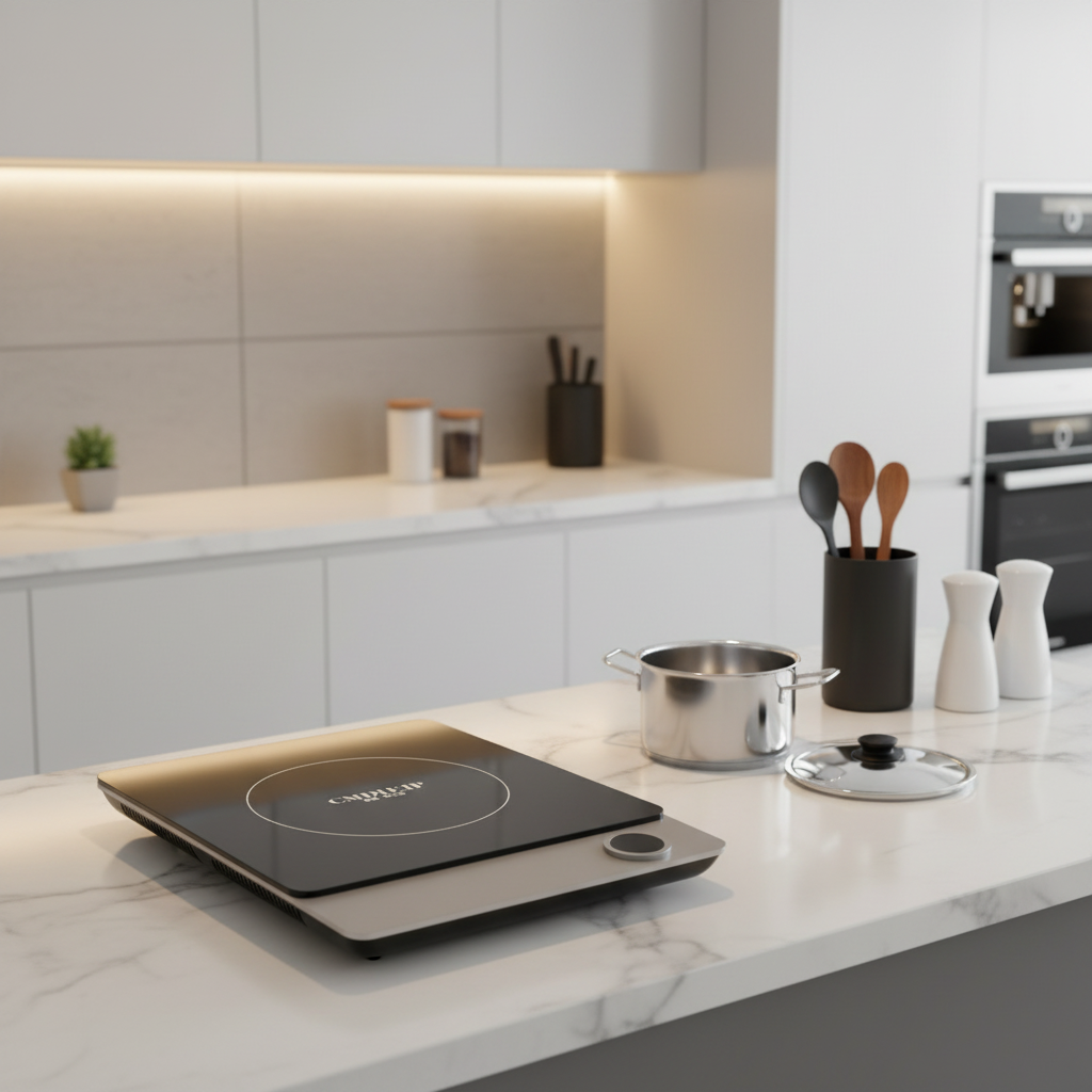 Ultra Slim Portable Waterproof Touch Control Induction Cooktop Countertop Installation for Household Use Newly Launched