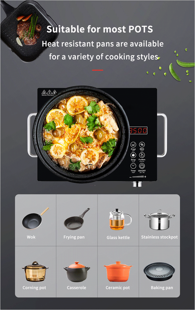Multifunction induction cooker details