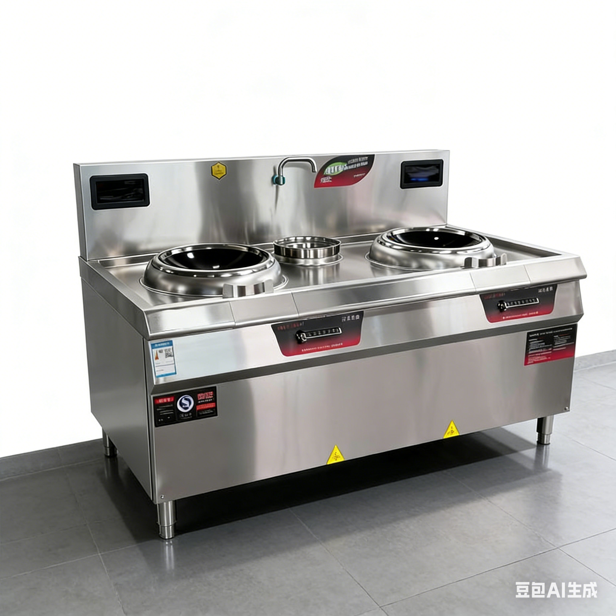 Hotel Canteen Restaurant High-power Induction Cooker Single Head Double Head Electric Stir Fry Stove Large Pot Stove