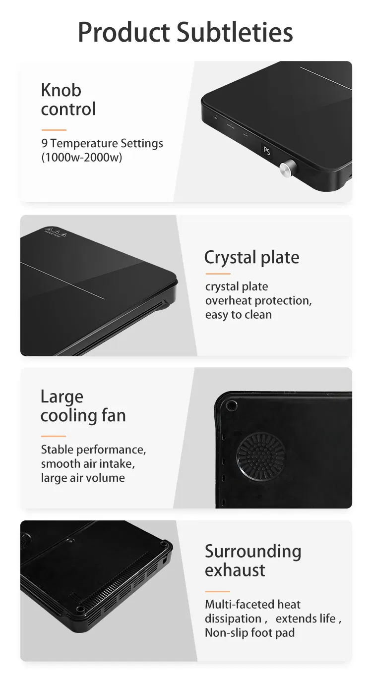 Professional Commercial Induction Cooker 2000W Electric Infrared Cooker