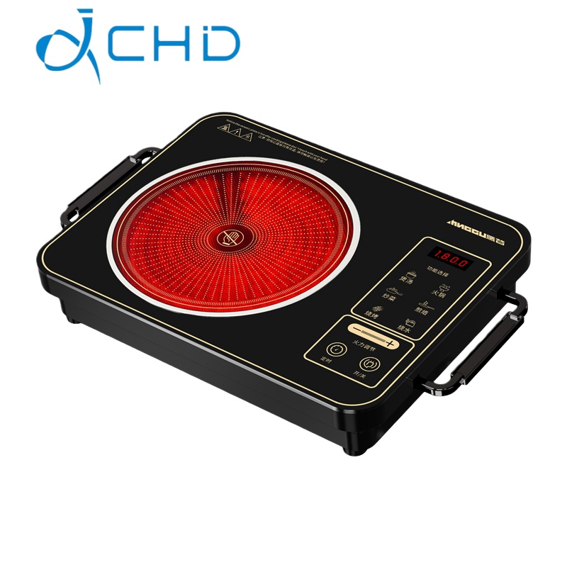 Ceramic-Glass Infrared Induction Cooktop Stainless Steel Housing Built-in Design Durable Electric Heating Plate Household Hotel
