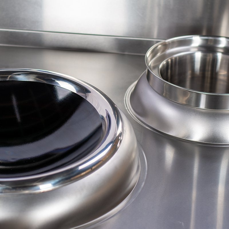 Touch Control Commercial Freestanding Induction Wok Burner Cooker Stove Range