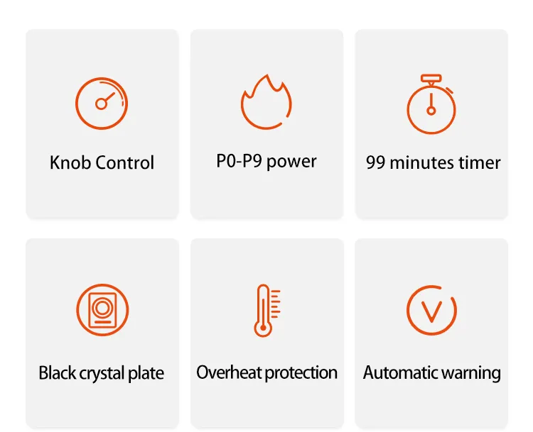 Premium Energy-Efficient Induction Cooker with Custom Temperature Control Smart Induction Cooker
