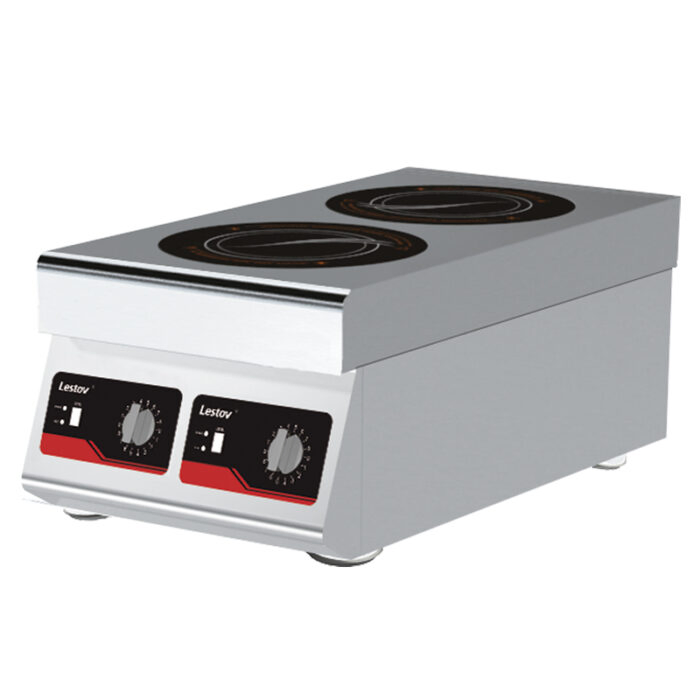 High Power 2 Ring Heavy Duty Commercial Induction Cooker for Restaurant