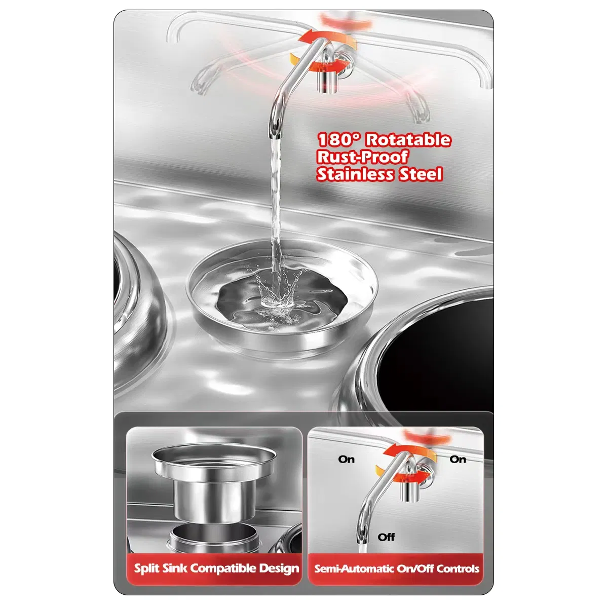 12 Kw Stainless Steel Double Burners Induction Wok Cooker Restaurant Cooktop