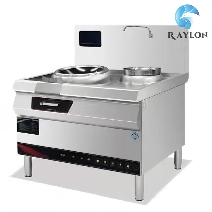Induction Wok Stove Energy Saving Commercial Cooking Equipment for Restaurant Kitchen