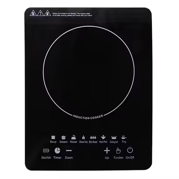 Wholesale 2200W Waterproof Electric Induction Cooker Stove Single Portable Heavy Duty Ceramic Plate Touch Screen Premium Cooktop