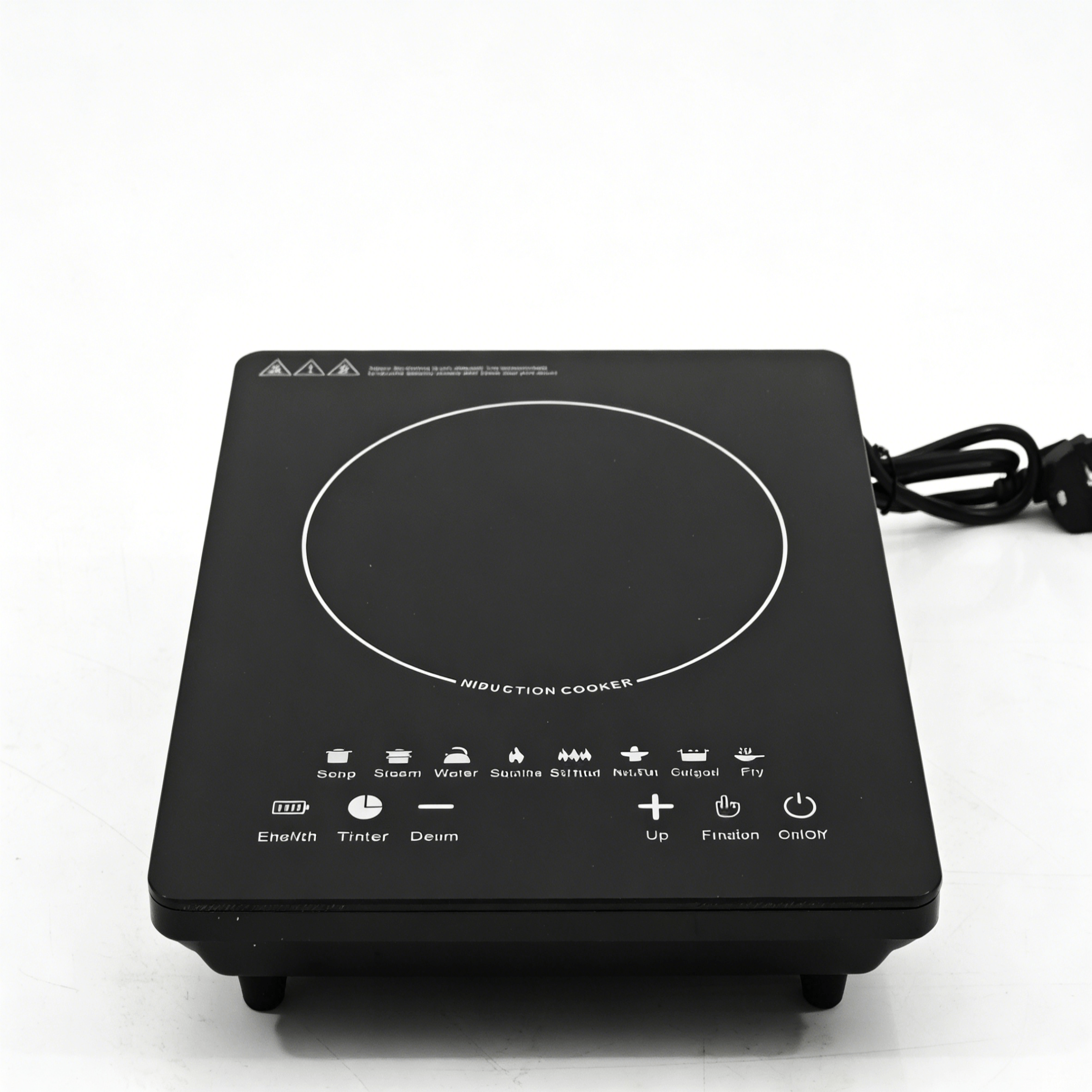 Safe Flat 2200W Stainless Steel Induction Cooker Single burner Waterproof High-quality Heavy-duty Touch Screen Premium Stove