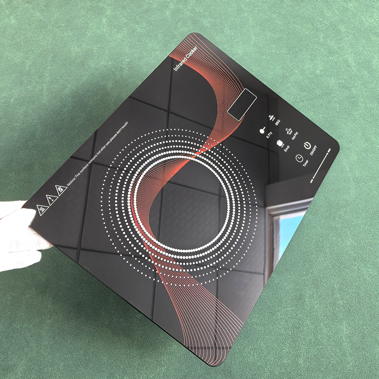 High Temperature Induction Cooker Ceramic Glass Tempered Cooktop Microcrystalline Glass Panel