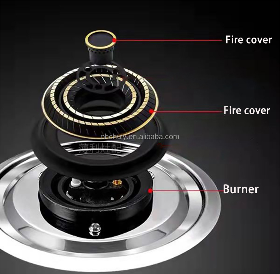 Embedded Gas and Induction Hob View 2
