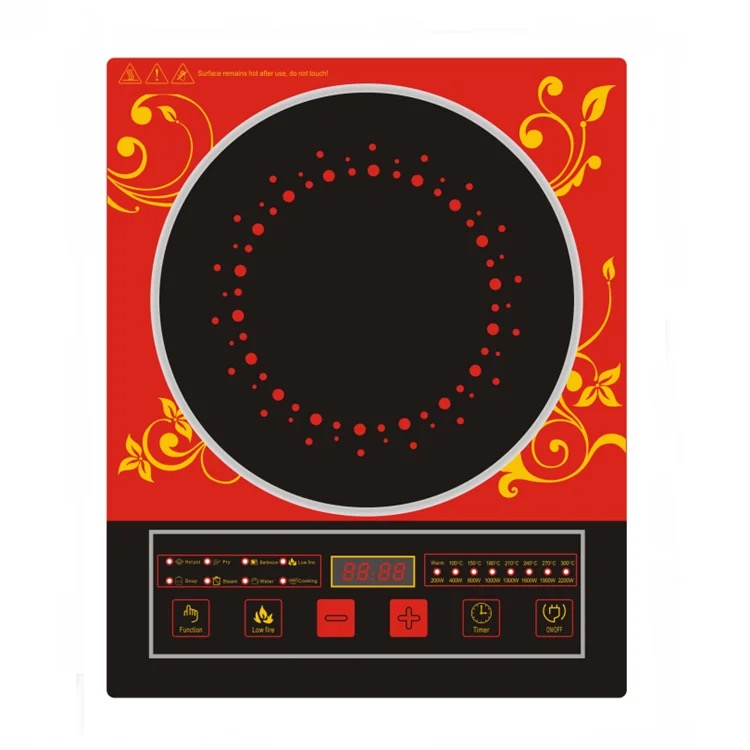 Touch Control Induction Cooker with Timer Electric Stove Infrared Cooker Electric Ceramic Hob Countertop Induction Cooker