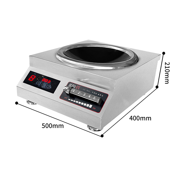 Energy-Efficient Induction Cooktop with Timer and Presets for Schools