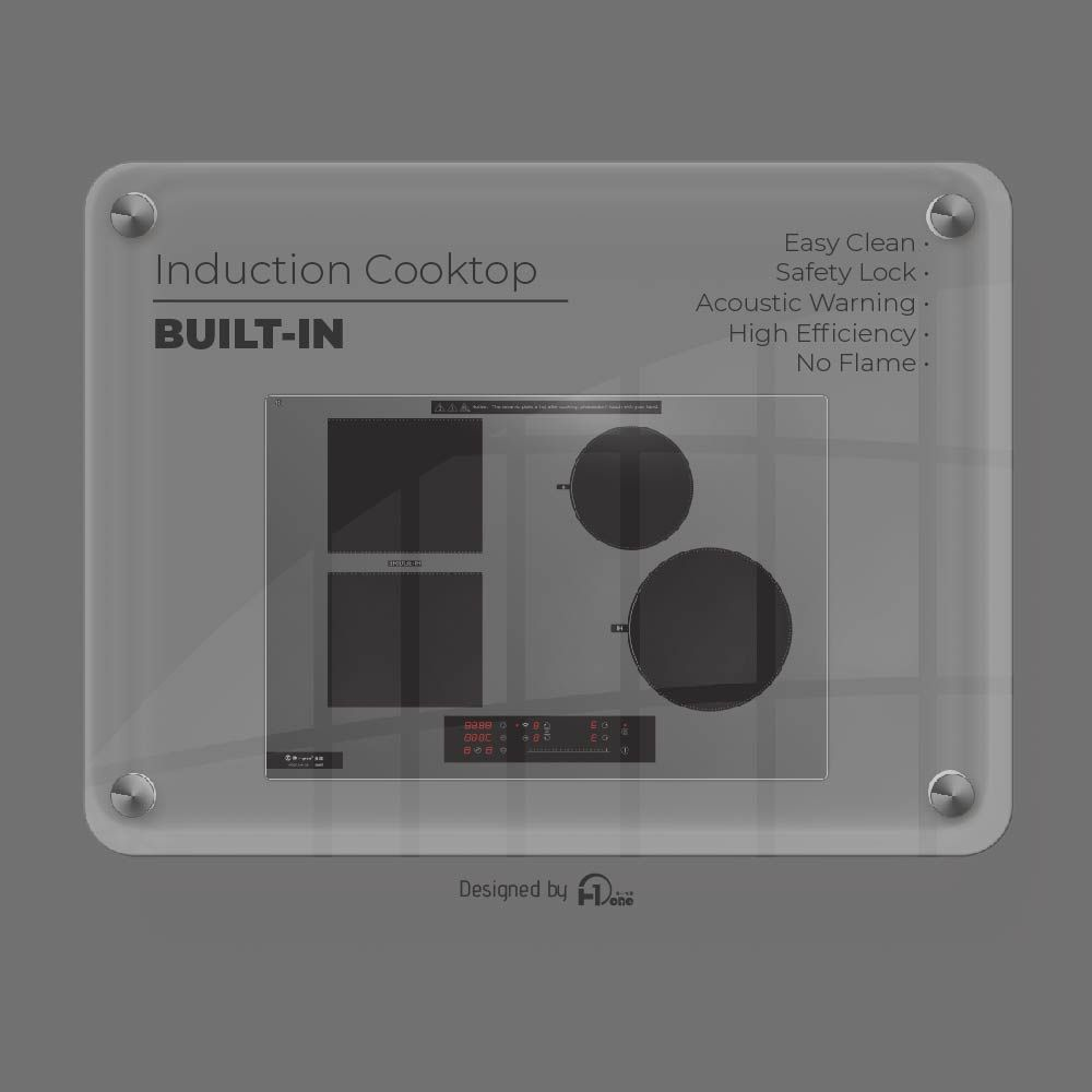 30 Inch 4 Burners Built in Induction Cooktop Remote Control WiFi