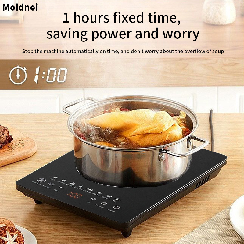Multifunctional Export Induction Cooker High-Power Household Smart Energy-Saving Frying Pan Electric Cooker 2200W Touch Control