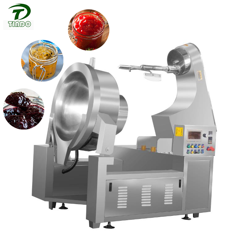 Caramel Sauce Automatic Jacketed Kettle Machine Electric Heating Cooking Pot Equipment
