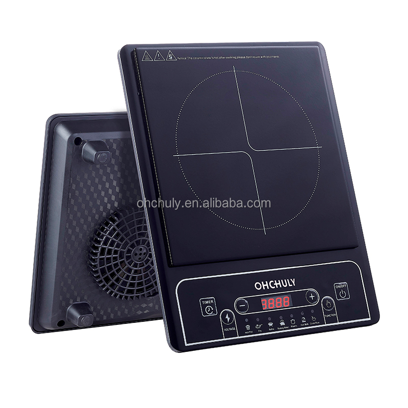 Best Selling Cheap Electric Induction Cooker with Ceramic Glass Plate and Touch Control Countertop Installation