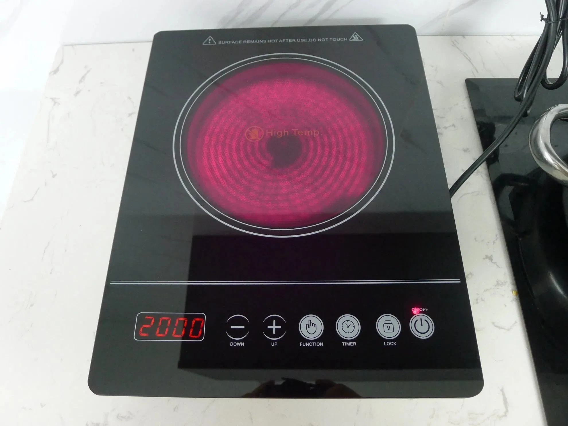 Single Burner Infrared Cooker Kitchen Appliance Sensor Control Induction Cooktop