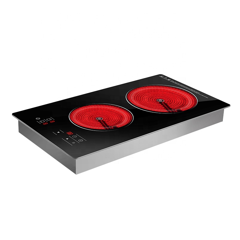 Home Small Kitchen Appliances Touch Board Electric Powered 3000W 2 Burner Induction Cooker with Wifi Control