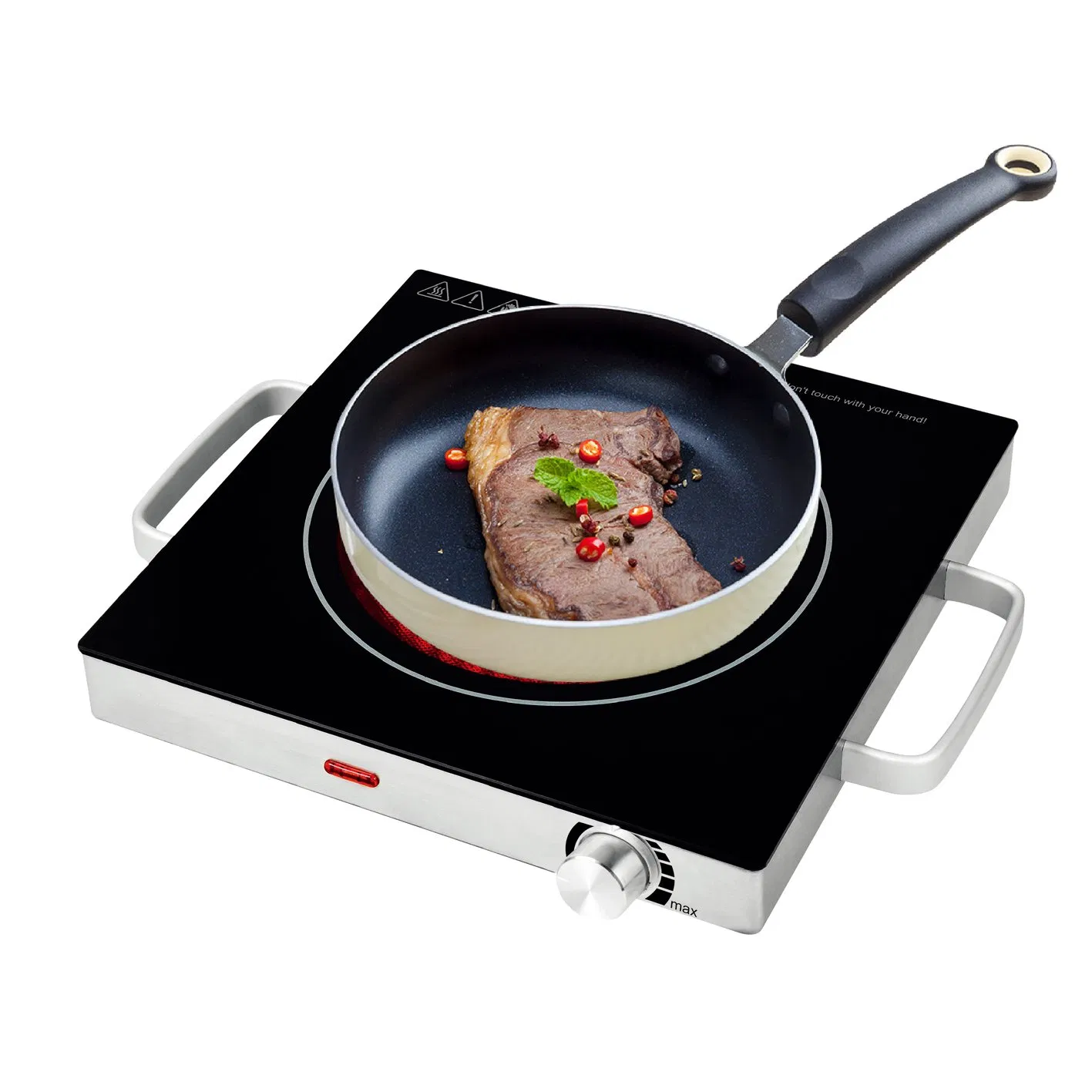 Household Temperature Setting Microcrystalline Panel Induction Ceramic Single Burner Electric Cooktops