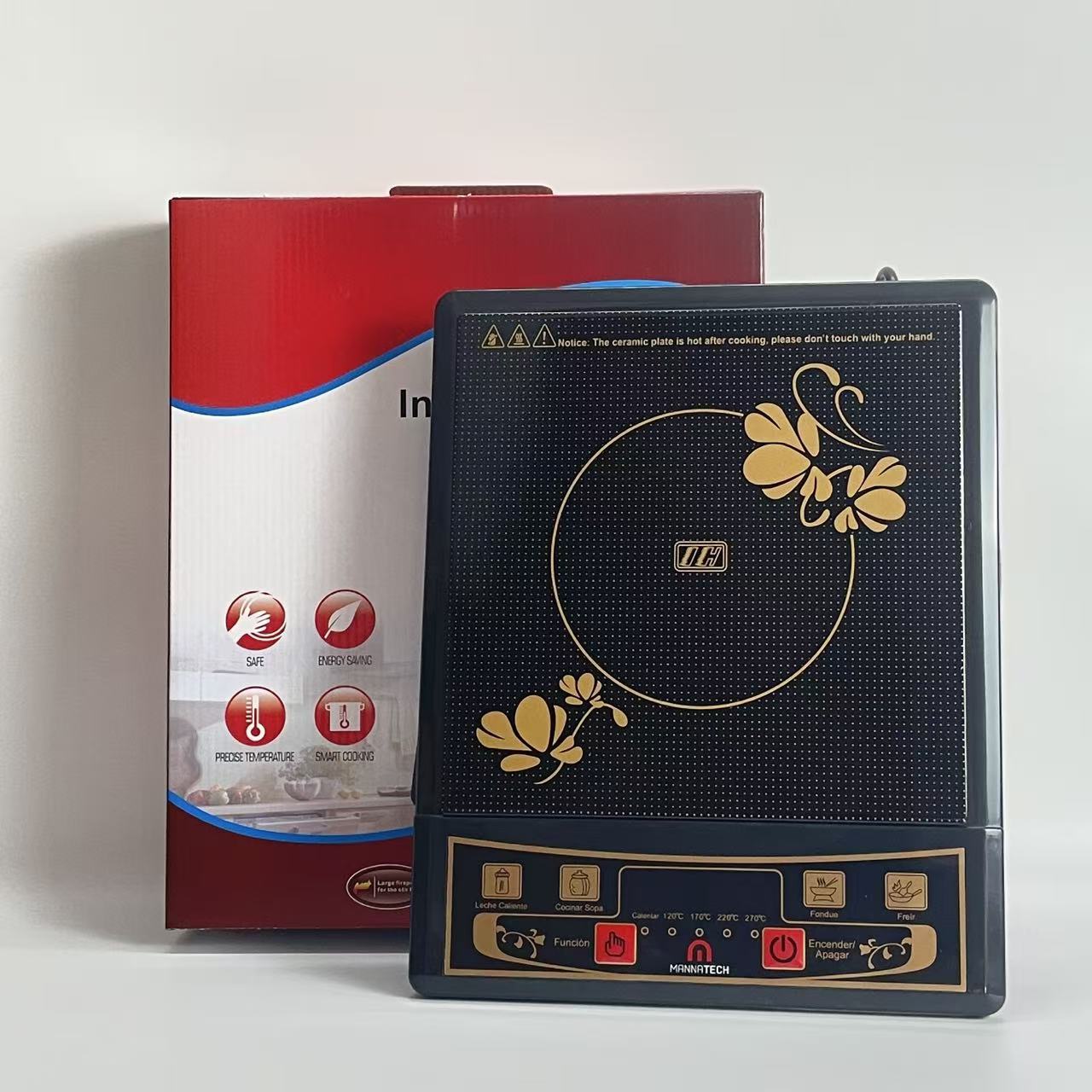 Wholesales Smart Electric Induction Cooker High-Power Touch Screen Energy-Saving Plastic Water Resistant Household