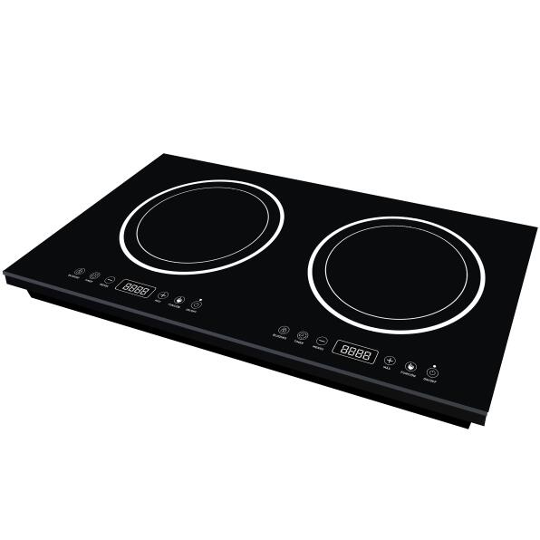 Flat Design Dual Burners Induction Cooker Built in Induction Cooktop Embedded Electric Stove Cooker with Good Materials