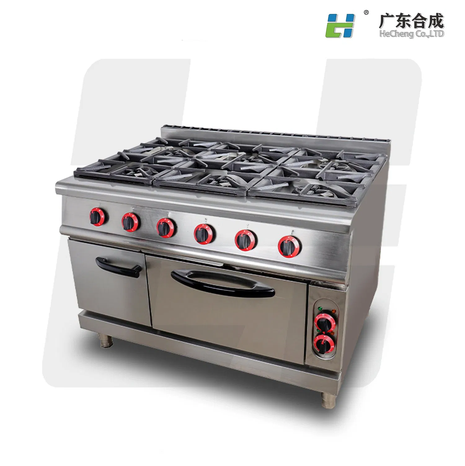 Premium 4-Burner Gas Range with Spacious Oven for Cooking