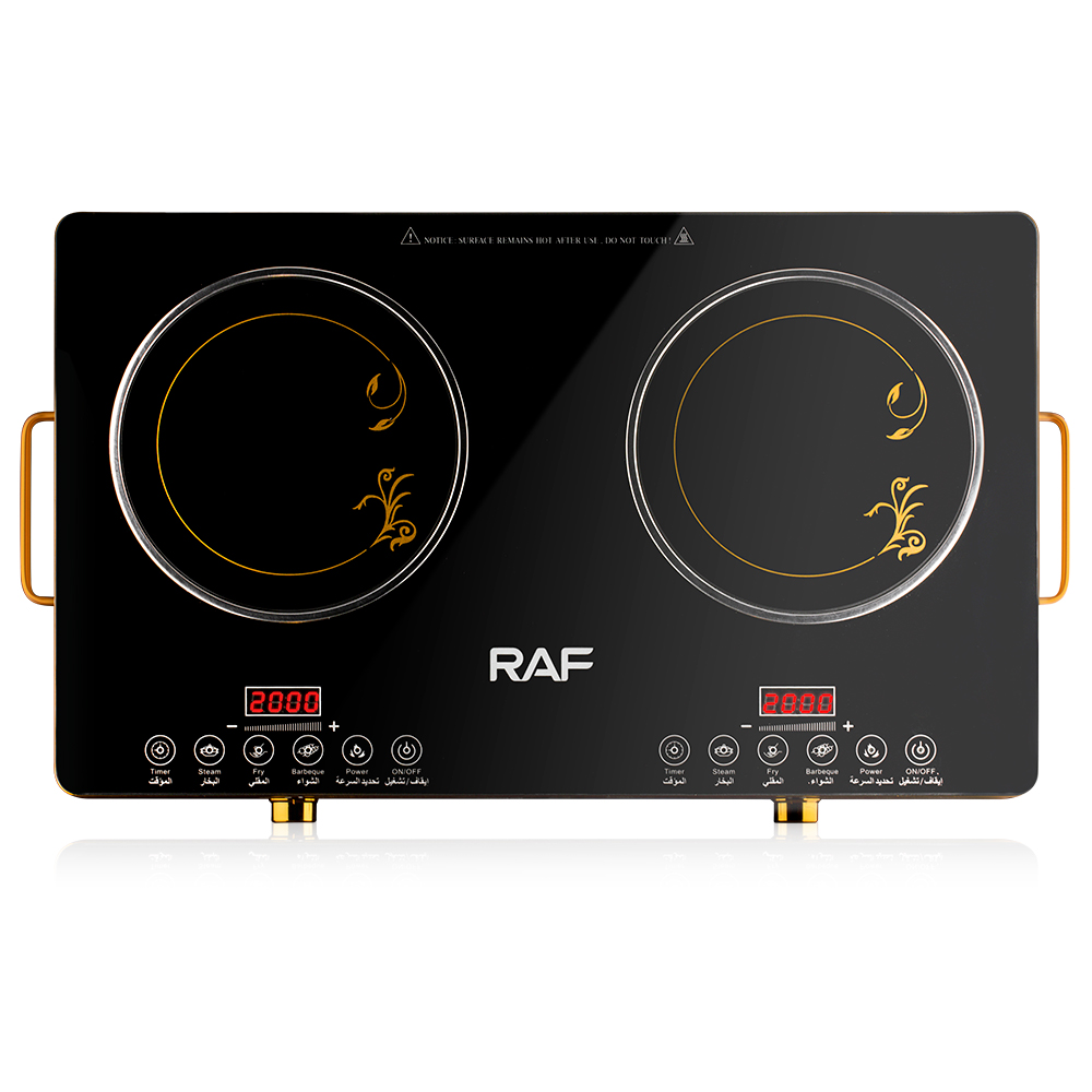 RAF Quality LED Display Multifunctional 2 Burner Cooktops Double Induction Cookers Electric Stove Radiant Infrared Cooker