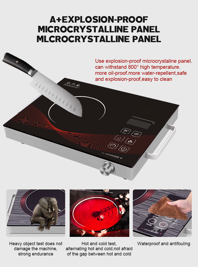 Wholesale 2200W/3500W Induction Cooker Top Electro Magnetic Smart Digital Electric Hotpot Ceramic Infrared Cookers
