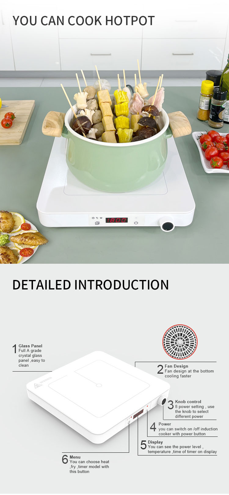 Induction Cooker Details 3