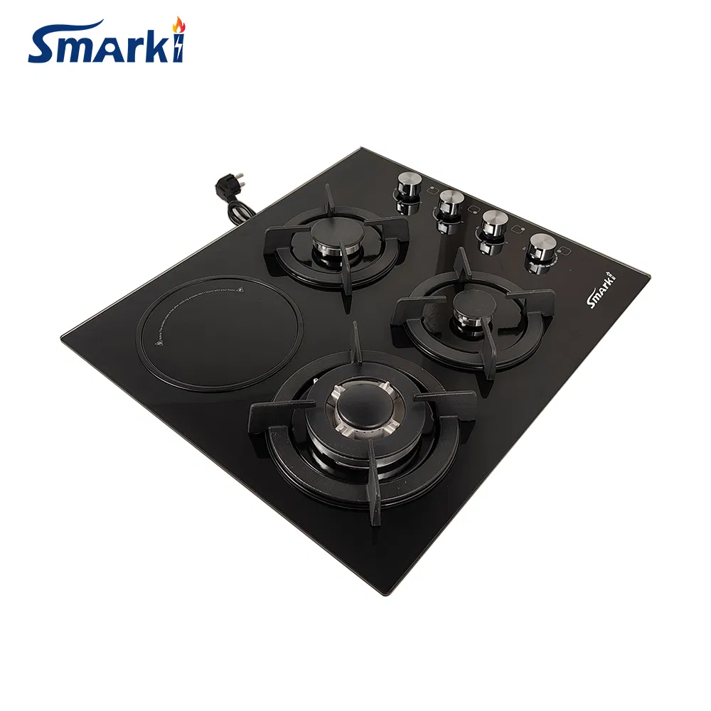 3 Gas + 1 Electrical Hybrid Hob Electrical Infrared & Gas Hybrid Cooktop