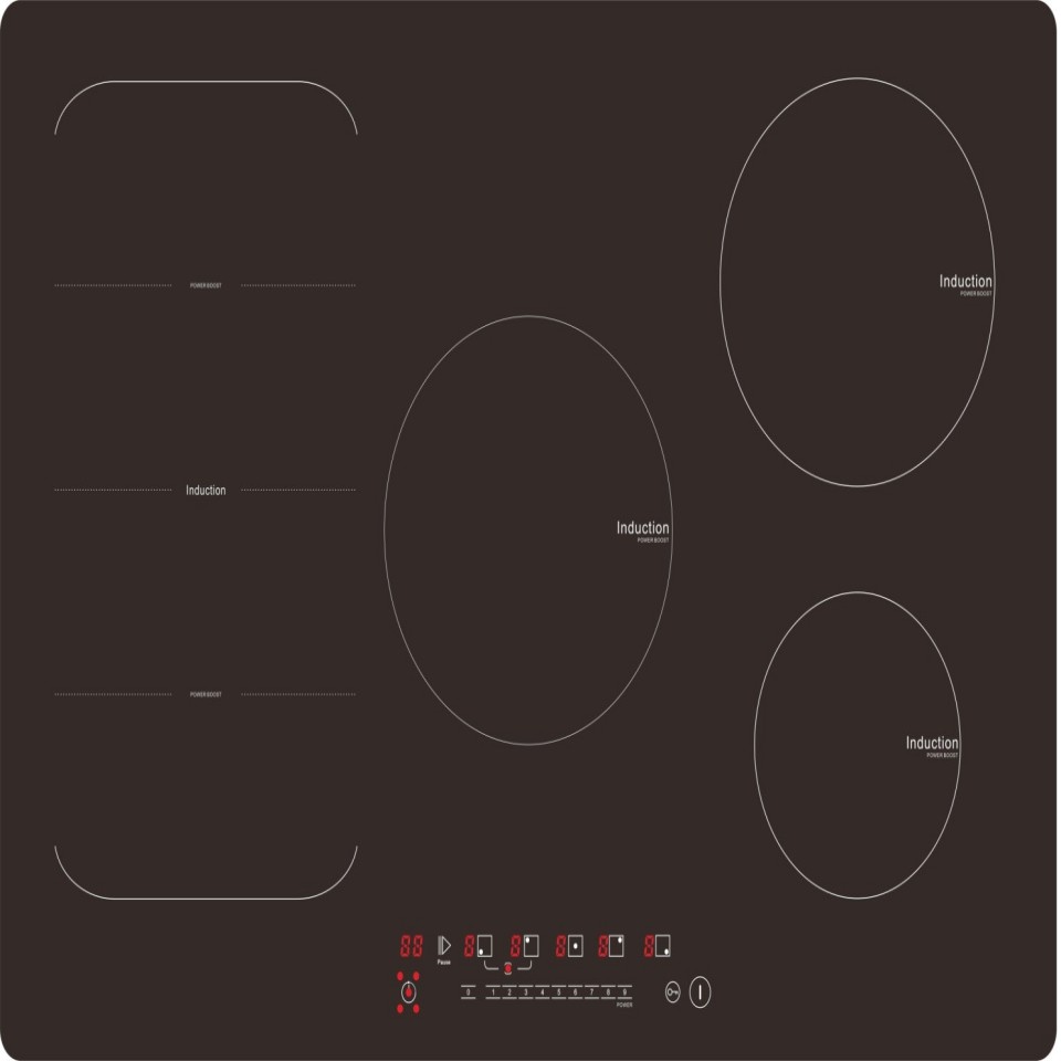 Touch Control Smart Portable 4-in-1 Ceramic Induction Cooker Stove with Plastic Housing for Household &amp; Hotel Use