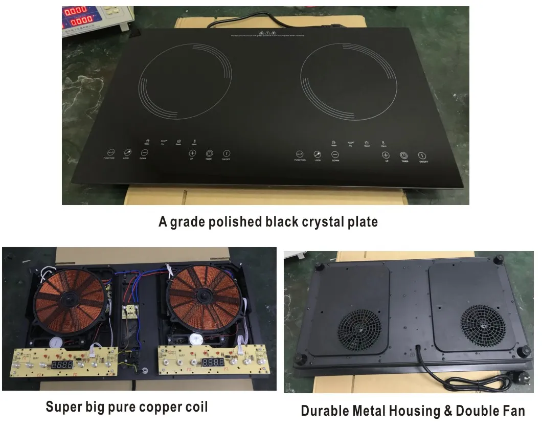 CB Hybrid Built In 2 Burners Infrared Ceramic Cooker vs Electric Induction Cooker