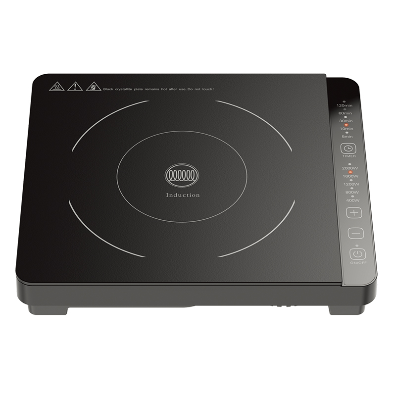 Portable 1800W Single Electric Burner Hot Plate Waterproof Induction Cooktop for Household Use Made of Plastic