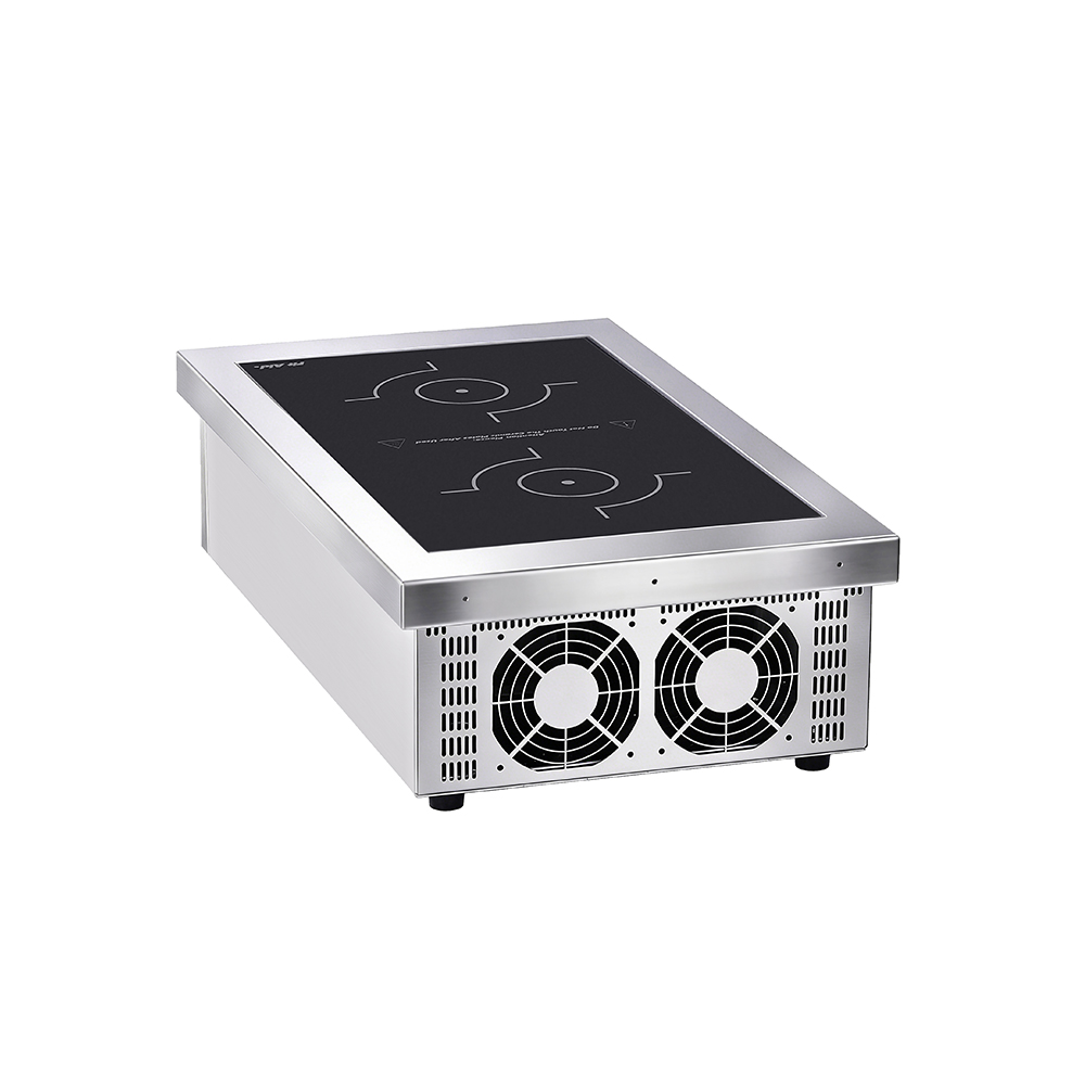 Factory Price Sale 304 Stainless Steel 7000W 10000W Dual Burner Countertop Electric Induction Cooker for Hotel Restaurant