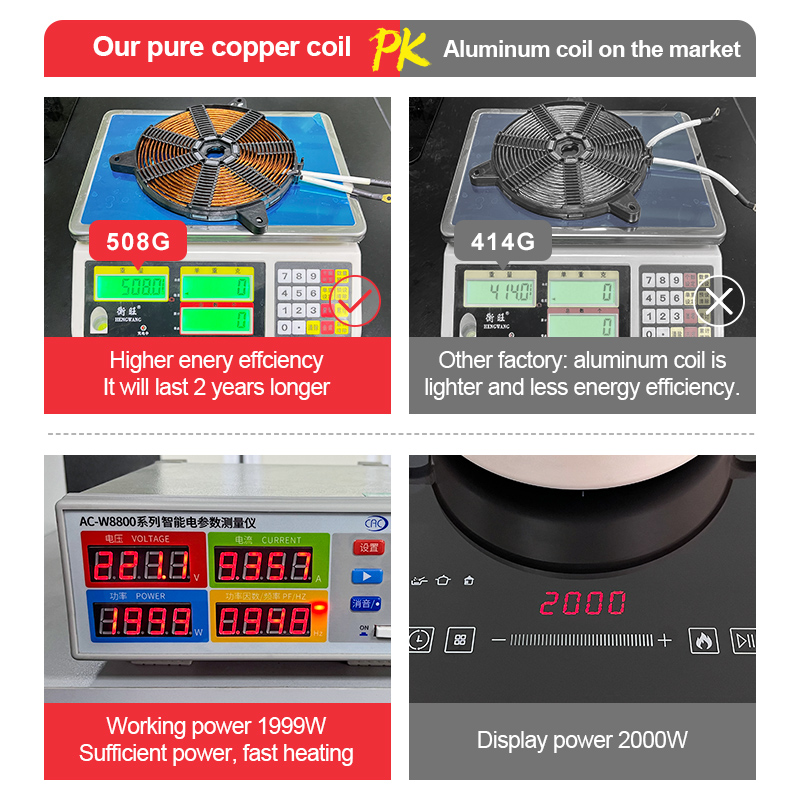 Household Intelligent Prestige Induction Stove Double Hob 220v Electric Magnetic Induction Cooker