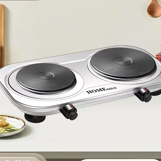 Z Kitchen Appliances Heating Furnace Induction Stove Stainless Steel Multi-functional Double-burner Electric Stove