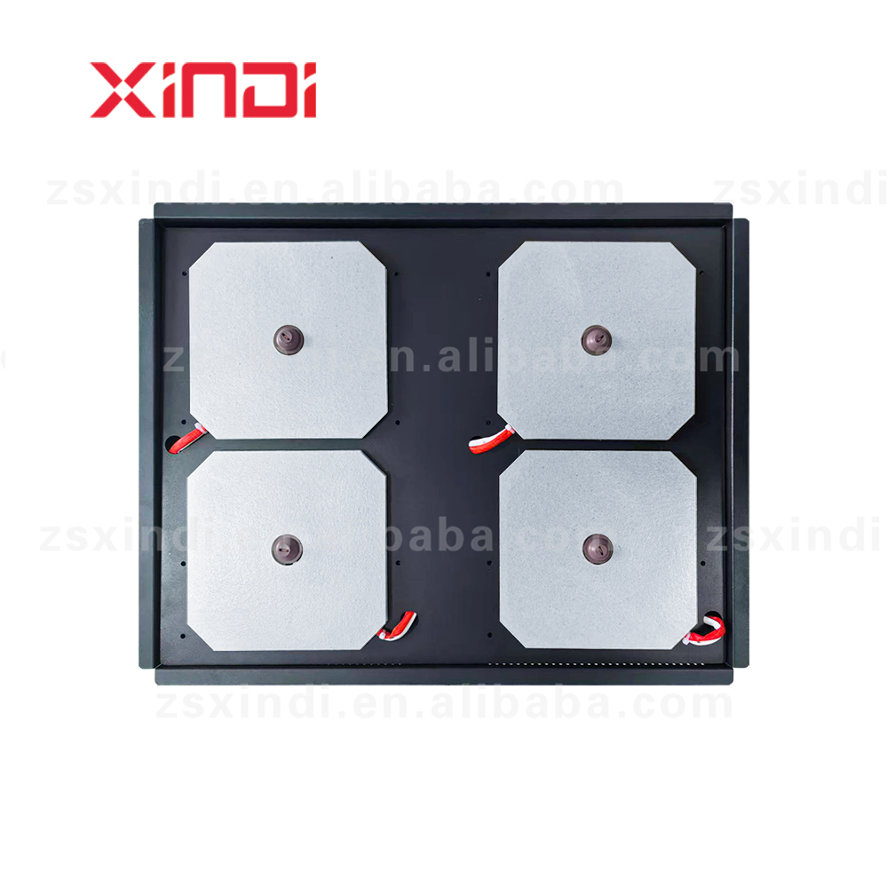 Hidden Built-In Electric Induction Cooker with 4 Burners and Ceramic Panel