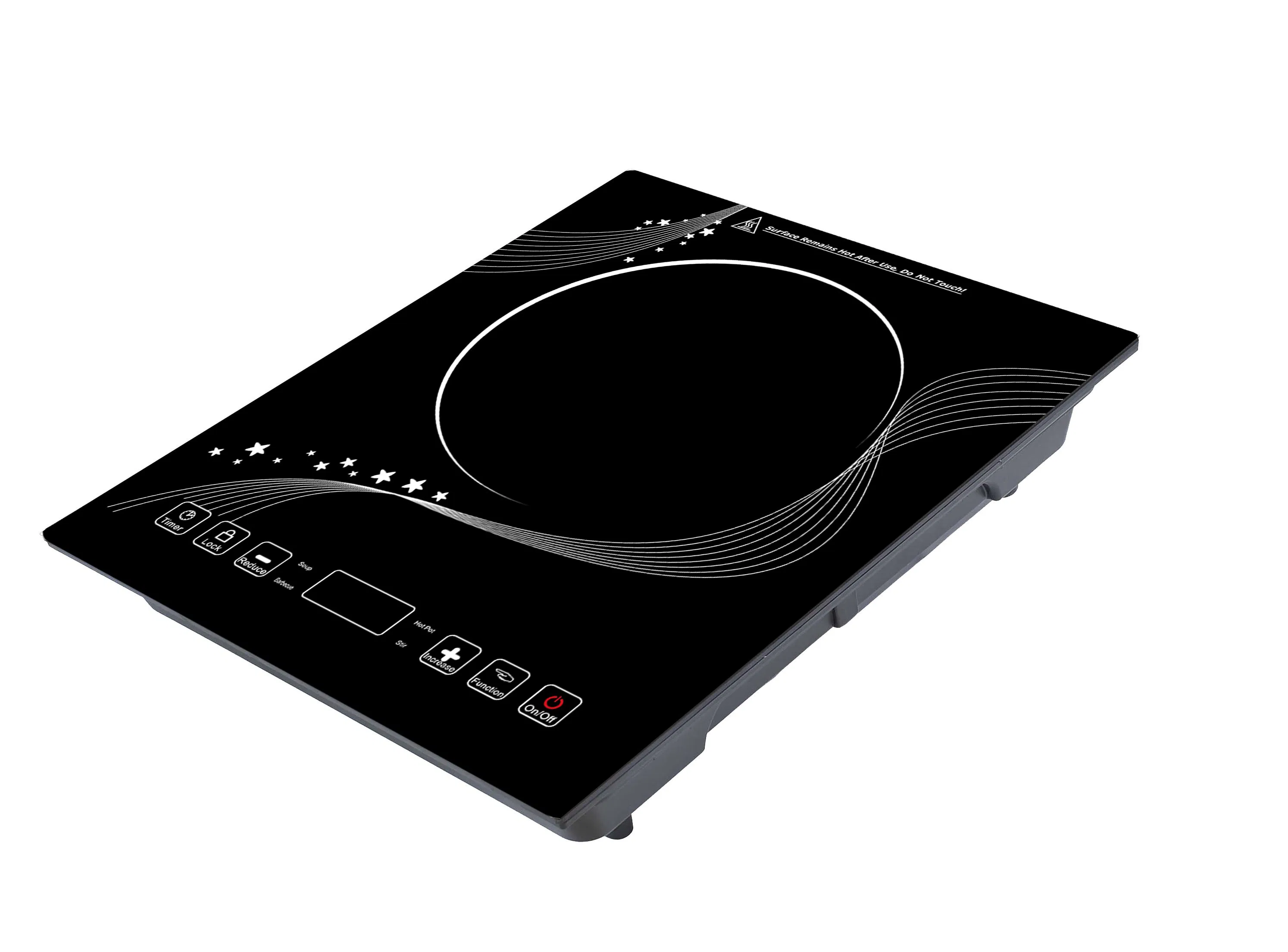 Induction Cooker Electric Stove Single Burner 2100W Key Control Cooktop