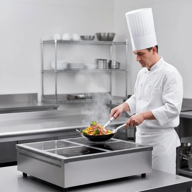 Induction Cooktop Efficient Heating System for Restaurant Use