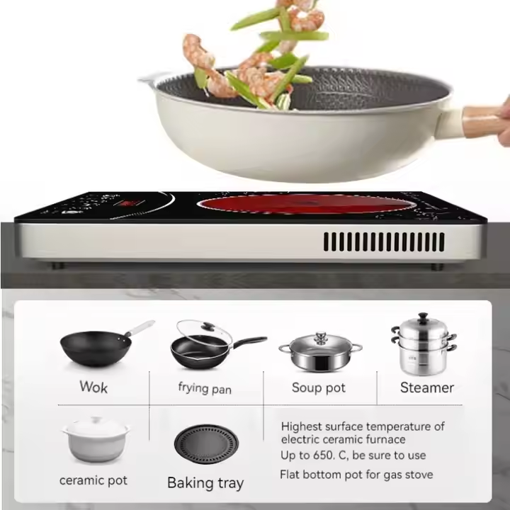 3500W High Power Restaurant Induction Hob Household Kitchen Appliance Ceramic Induction Cooktop Infrared Induction Cooker