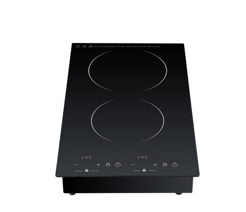 Double Burner Portable Built in Induction Cooker with Touch Control and Multiple Cooking Modes