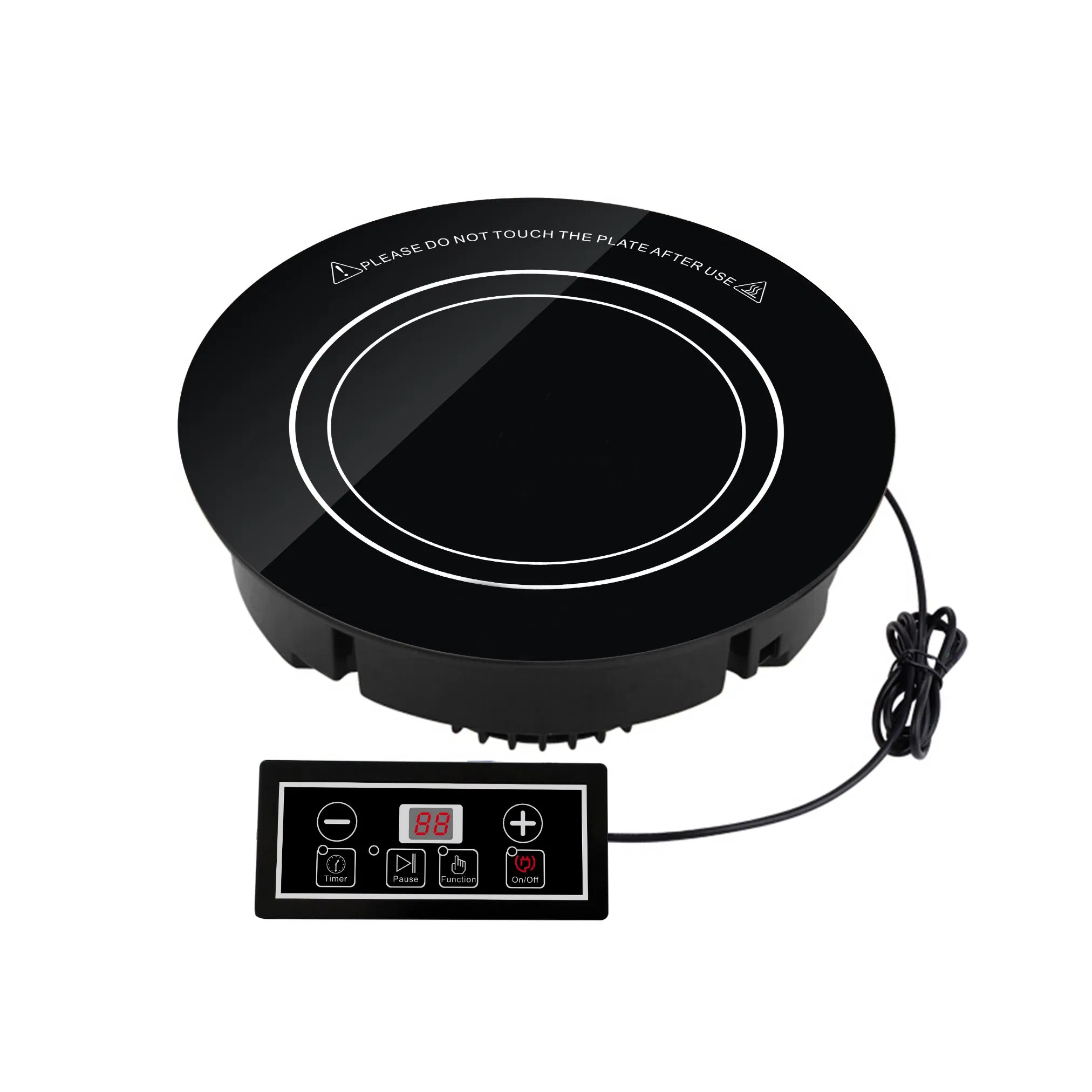 Built in type 2000W single burner induction cooker/cooktop